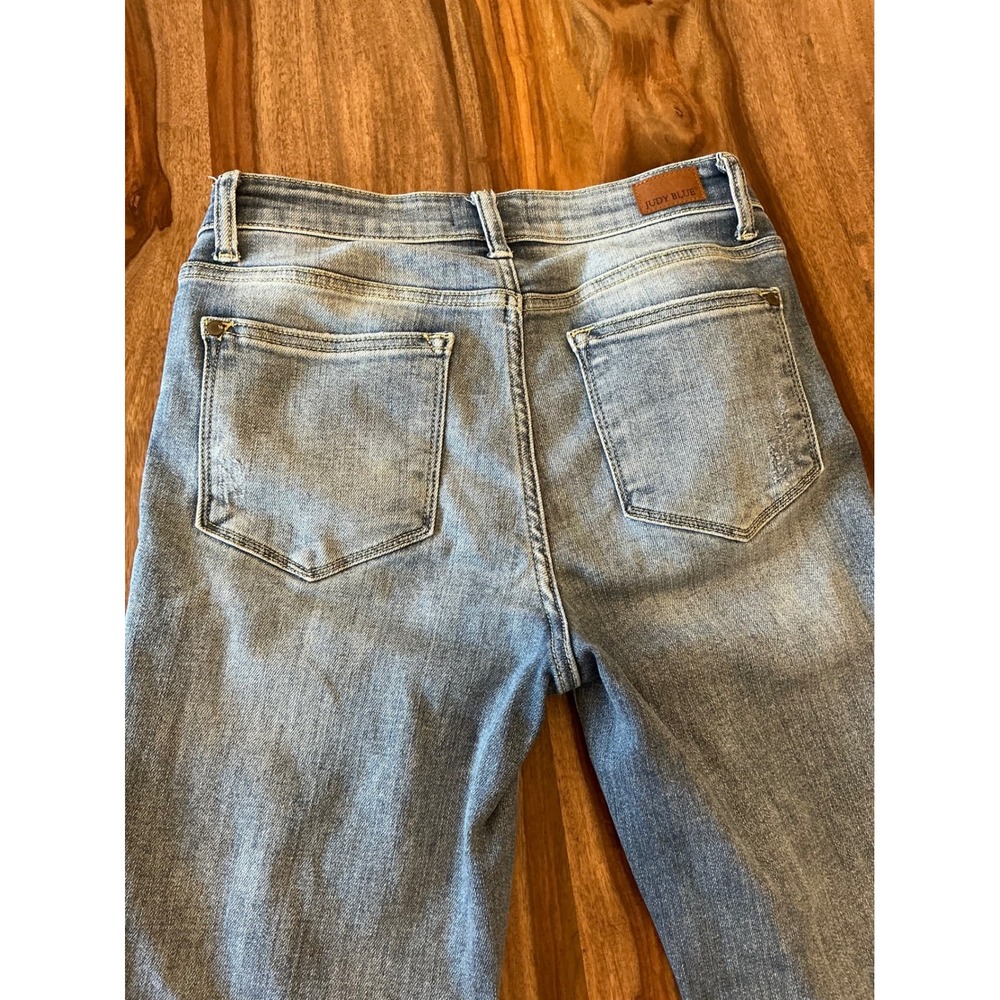 Judy Blue Boot Cut Jeans Womens 3/26 Light Wash Mid Rise Stretch Denim JB82331LT - Picture 4 of 15